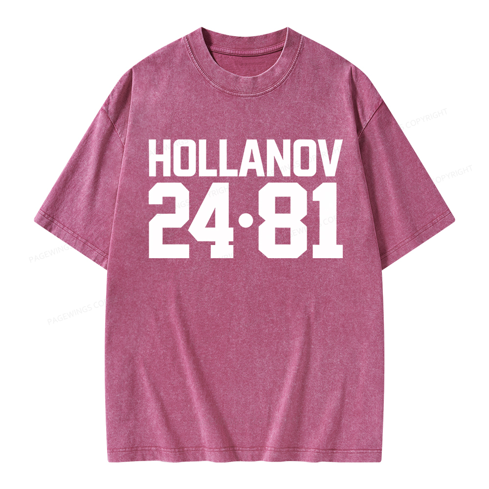 Pagewings Romance Numbers Unisex Washed T-shirt