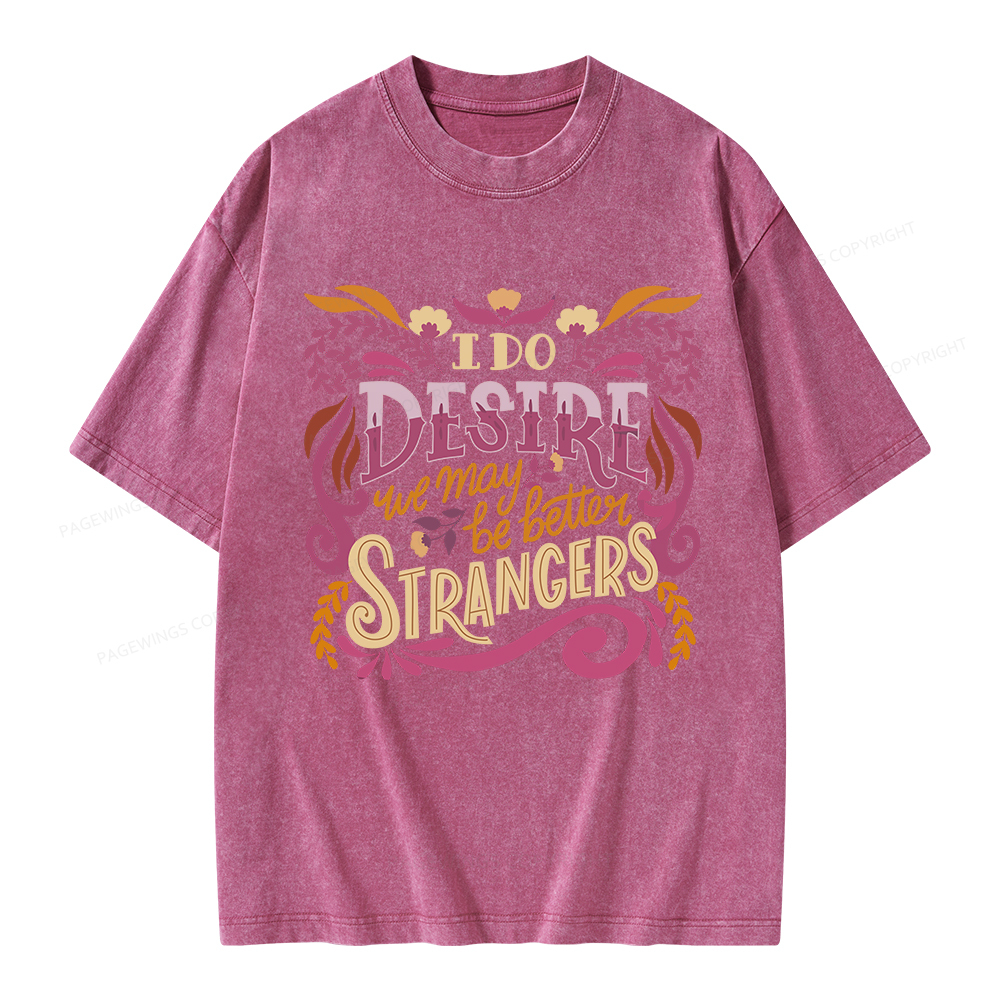 Pagewings Better Strangers Unisex Washed T-shirt