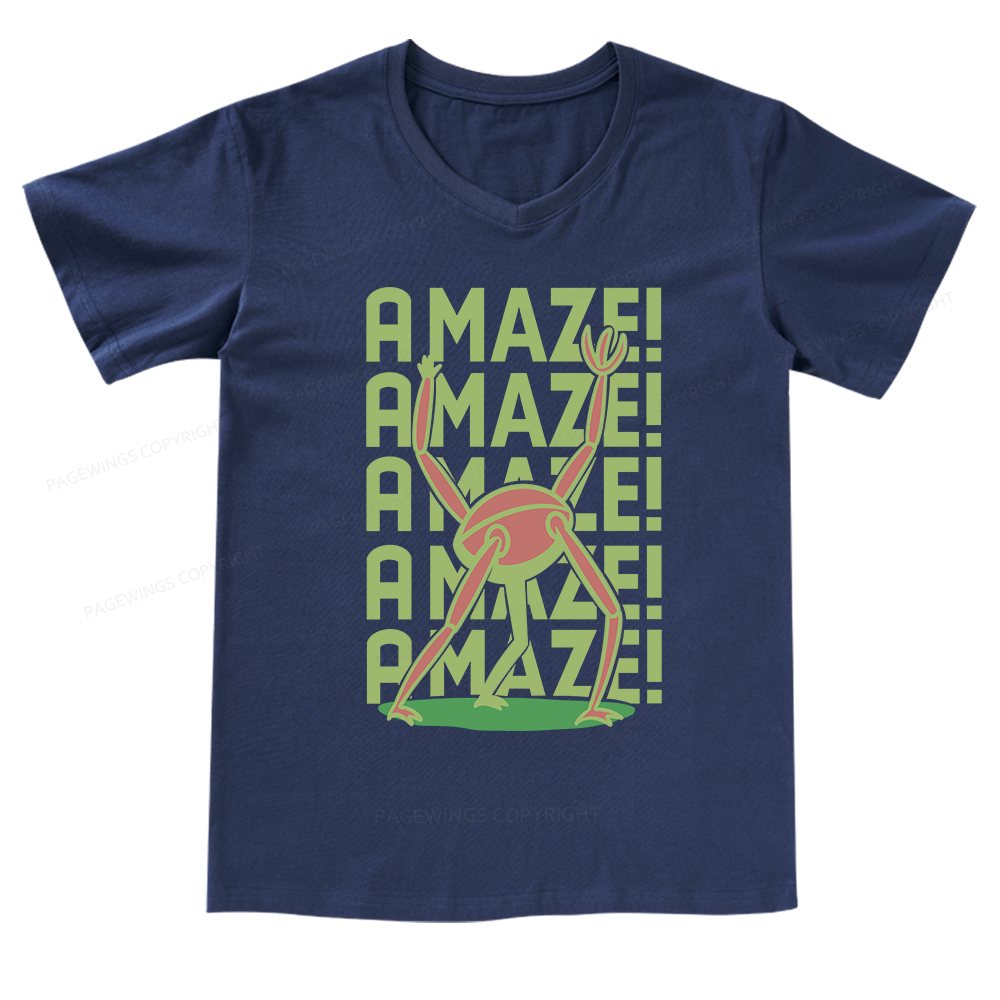 Pagewings Rocky Amaze V-neck T-shirt