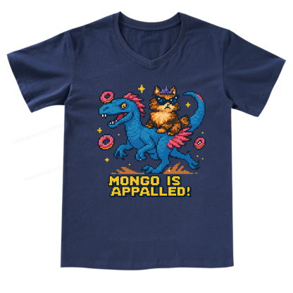Pagewings Mongo Is Appalled V-neck T-shirt