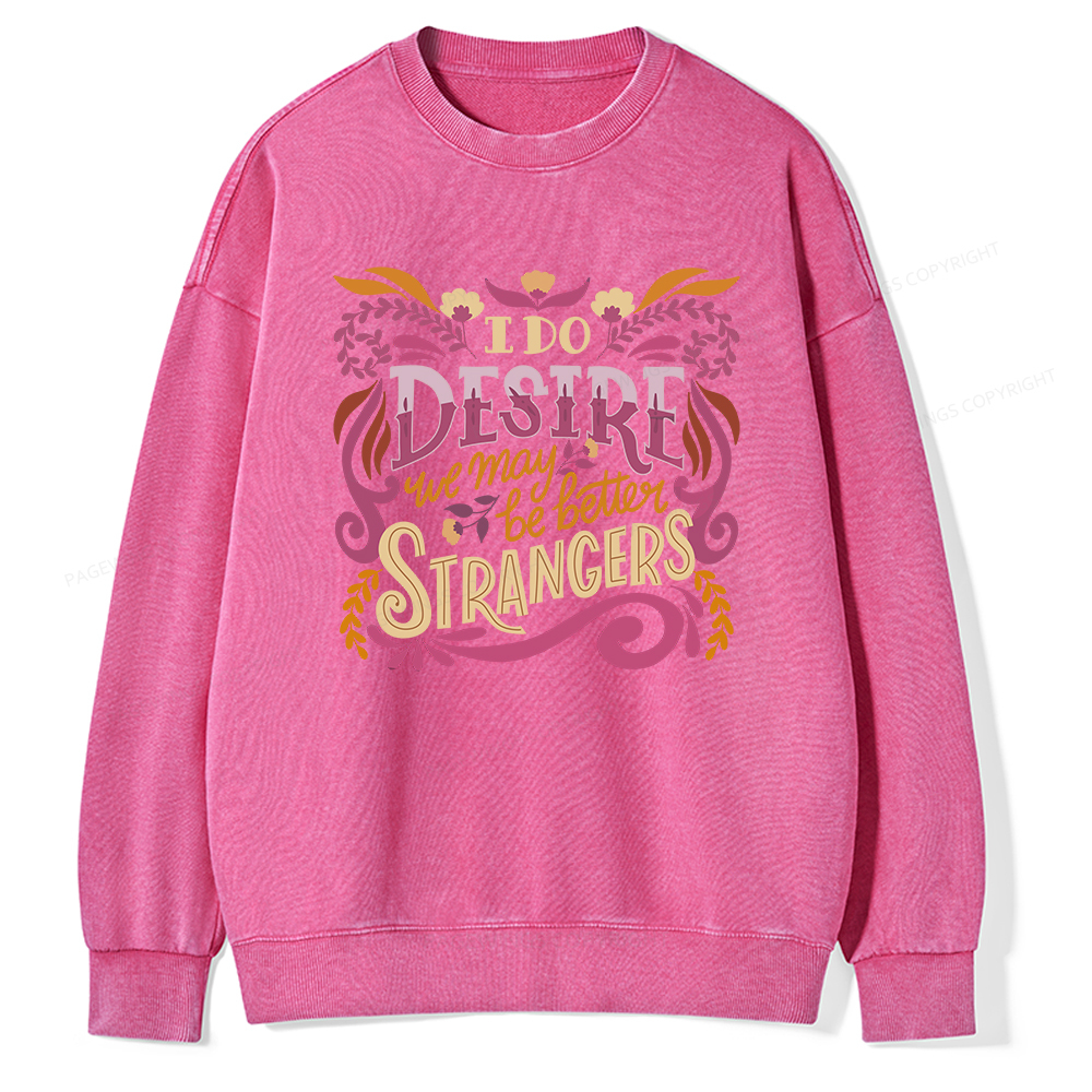 Pagewings Better Strangers Washed Sweatshirt
