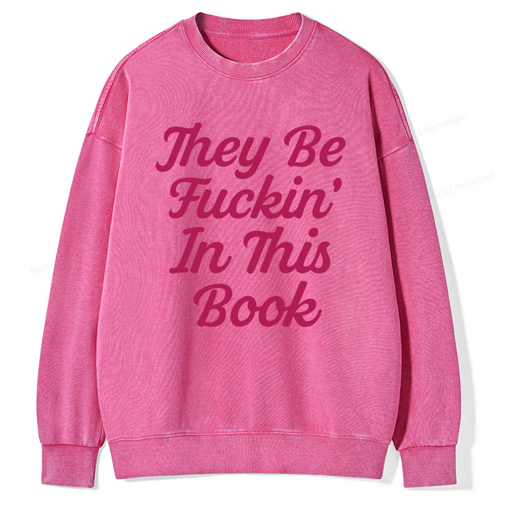 Pagewings Book Lover Washed Sweatshirt