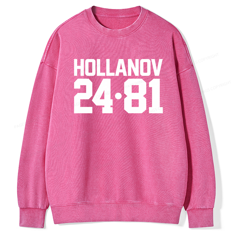 Pagewings Romance Numbers Washed Sweatshirt