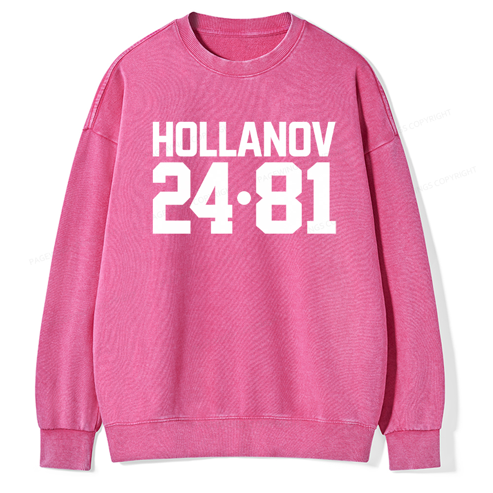 Pagewings Romance Numbers Washed Sweatshirt