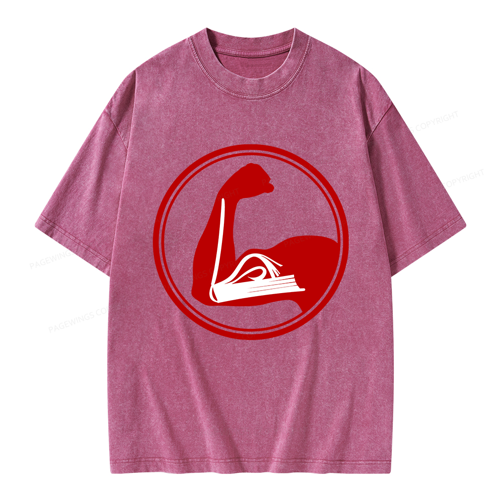 Pagewings Book Lovers Unisex Washed T-shirt