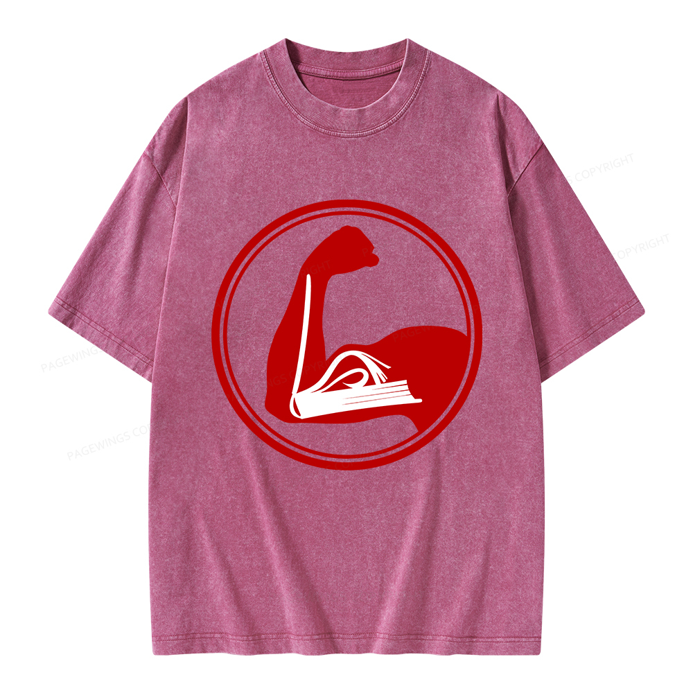 Pagewings Book Lovers Unisex Washed T-shirt