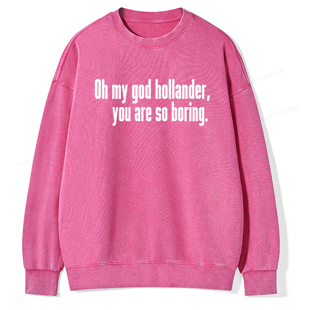 Pagewings So Boring Washed Sweatshirt