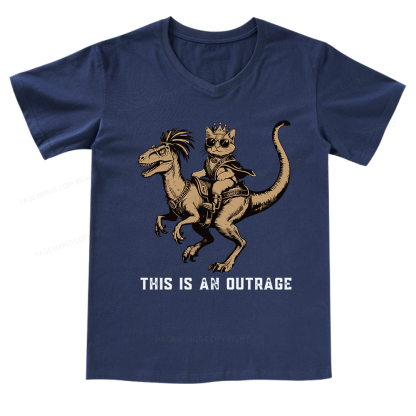 Pagewings Fantasy Book Reader V-neck T-shirt