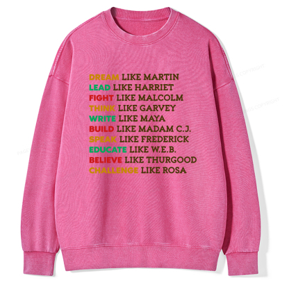 Pagewings Black History Washed Sweatshirt