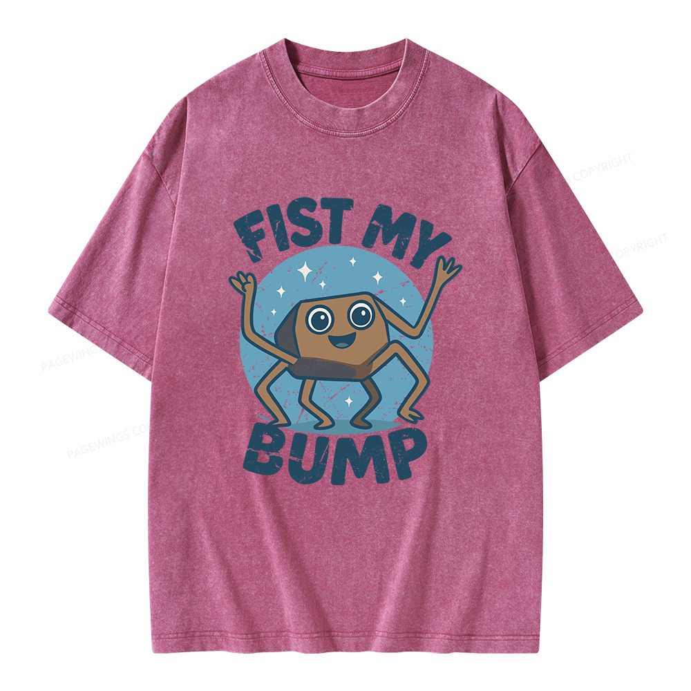 Pagewings Fist My Bump Unisex Washed T-shirt