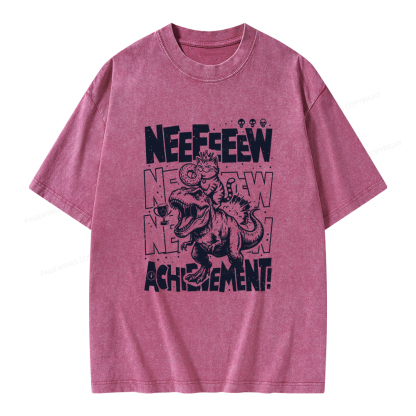 Pagewings New Achievement Book Unisex Washed T-shirt