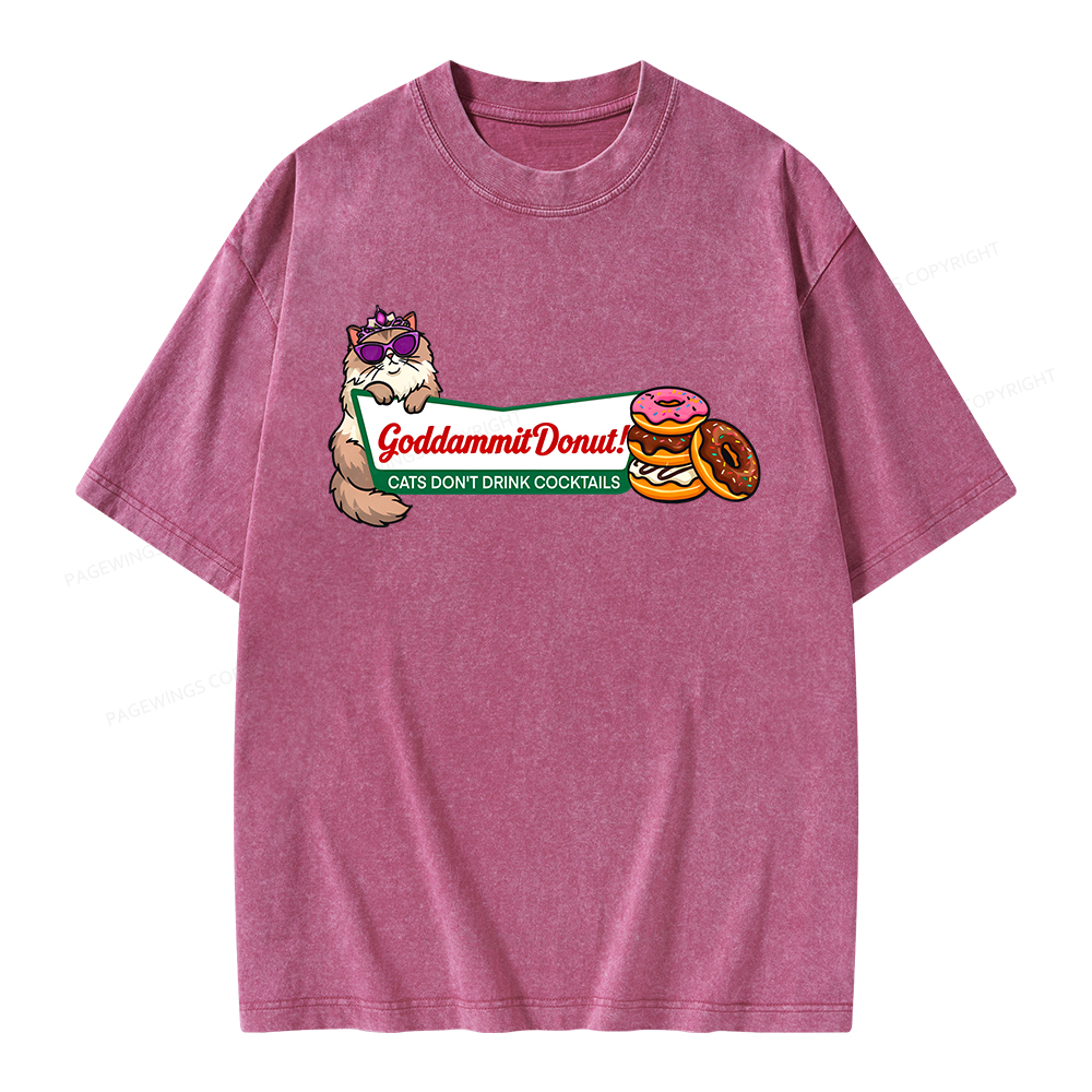 Pagewings Fantasy Book Reader Unisex Washed T-shirt