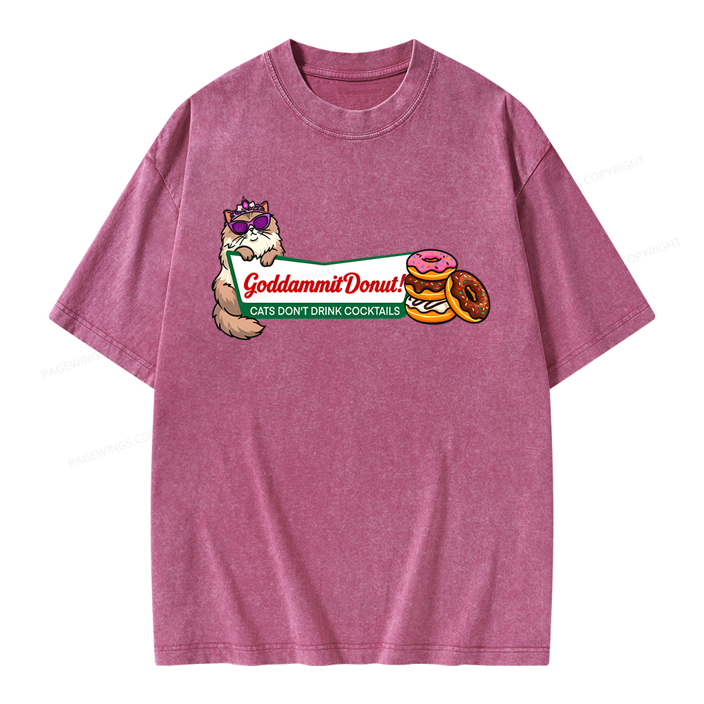 Pagewings Fantasy Book Reader Unisex Washed T-shirt