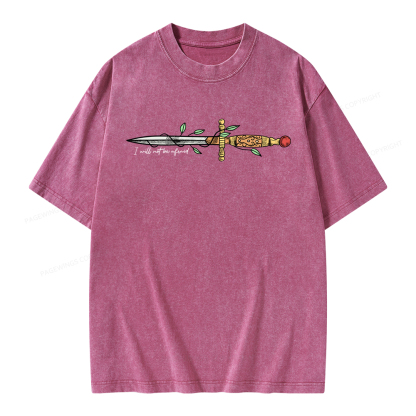 Pagewings I Will Not Be Afraid Unisex Washed T-shirt