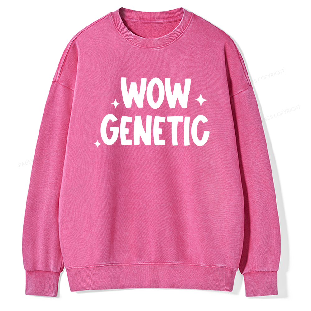 Pagewings Wow Genetic Washed Sweatshirt