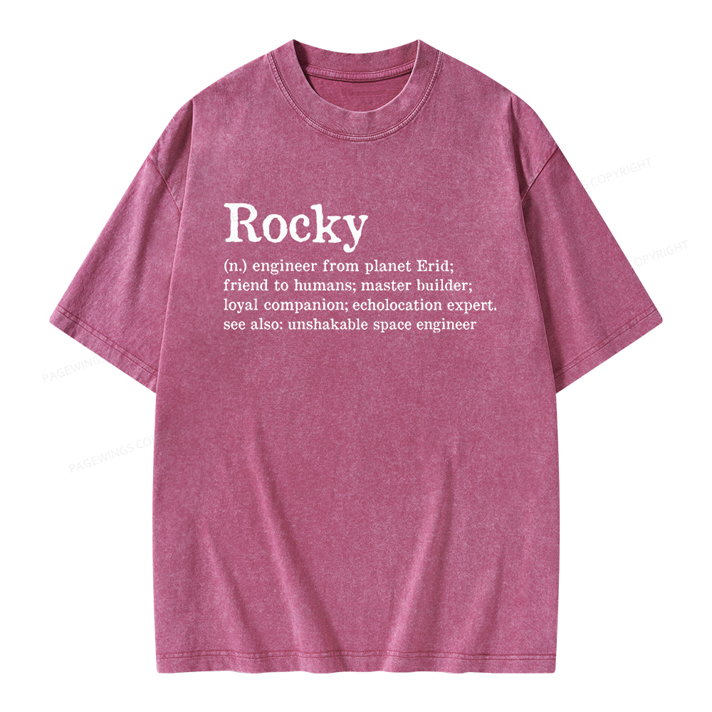 Pagewings Rocky Unisex Washed T-shirt