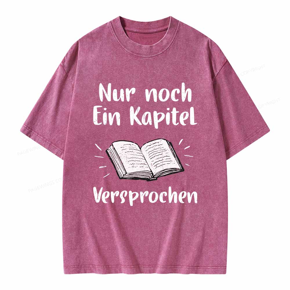 Pagewings Book on Unisex Tie Dye T-Shirt Unisex Washed T-shirt