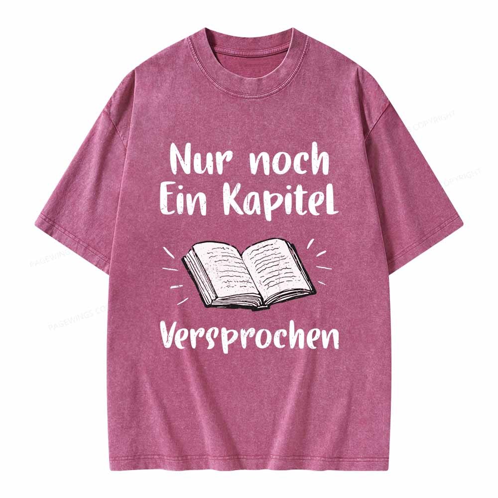 Pagewings Book on Unisex Tie Dye T-Shirt Unisex Washed T-shirt