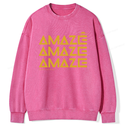 Pagewings Amaze Unisex Washed Sweatshirt