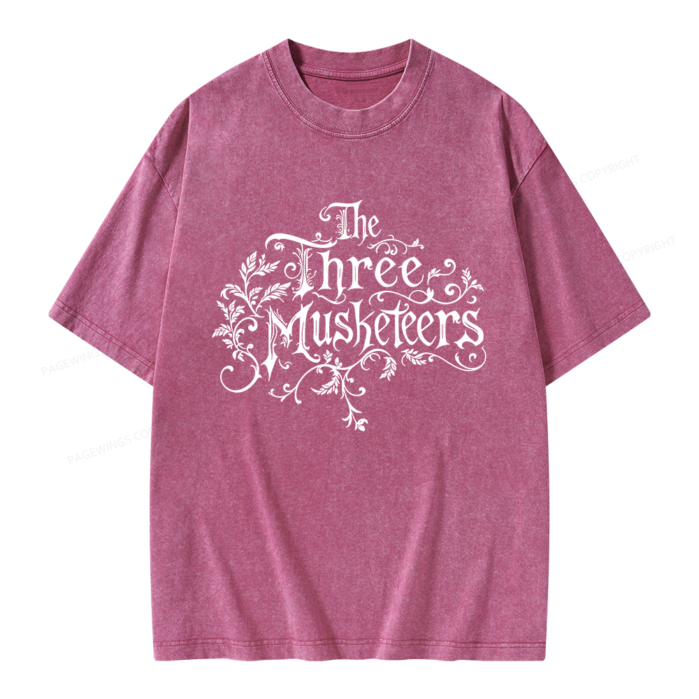 Pagewings Musketeers Unisex Washed T-shirt