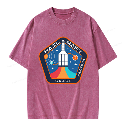 Pagewings Read Sci-Fi Unisex Washed T-shirt