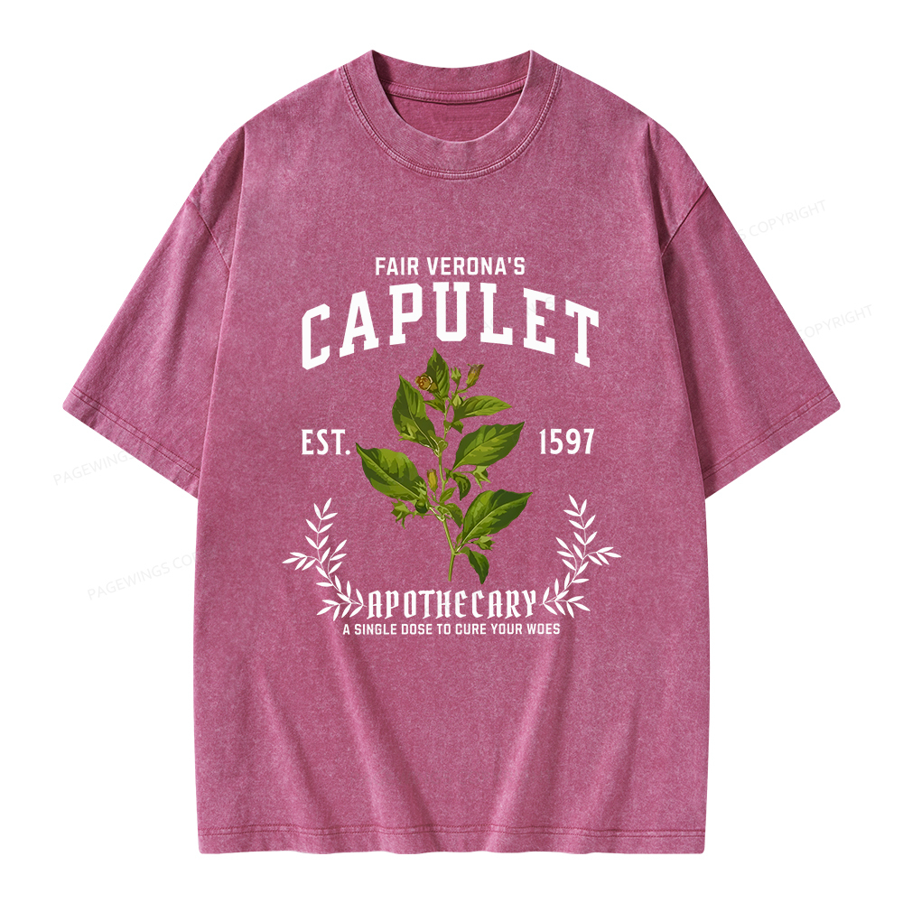 Pagewings Capulet Unisex Washed T-shirt