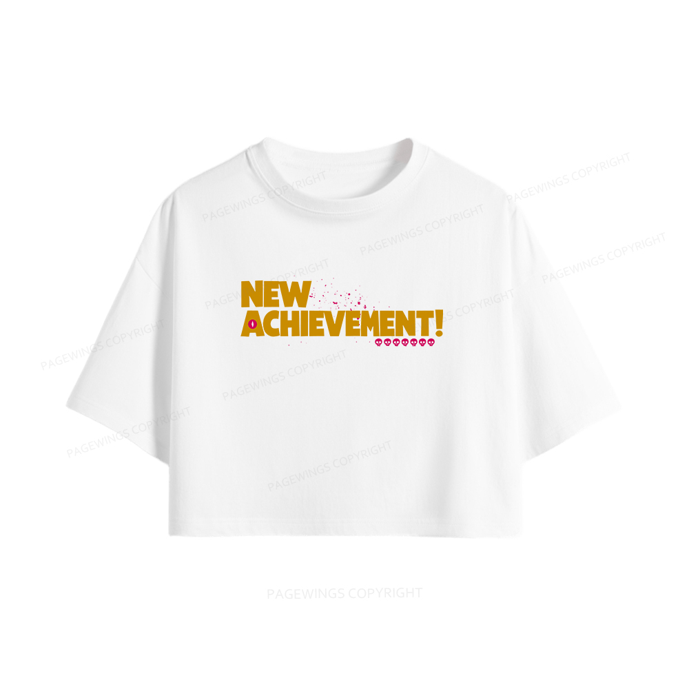 Pagewings New Achievement Women Crop Tops