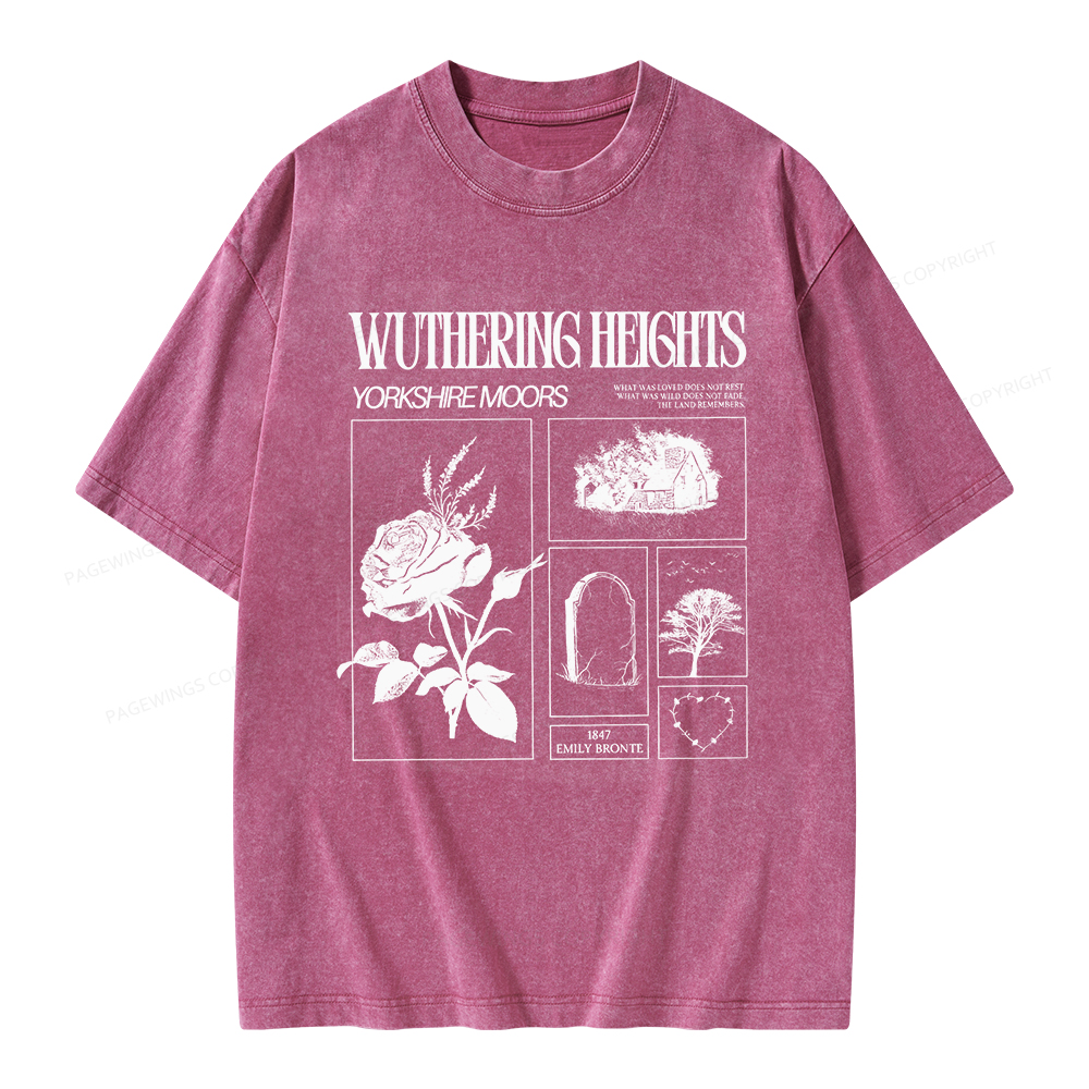 Pagewings Literary Quote Unisex Washed T-shirt