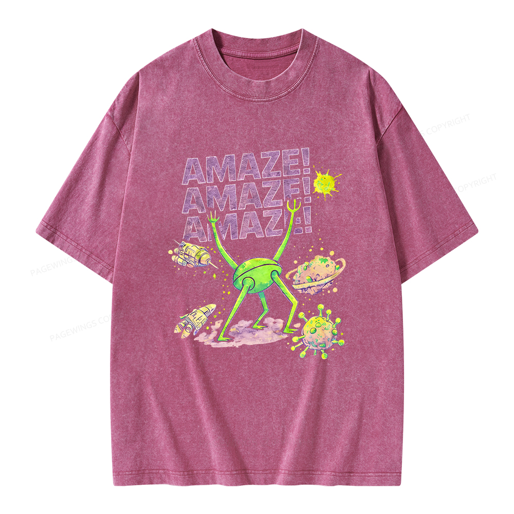 Pagewings Amaze Unisex Washed T-shirt