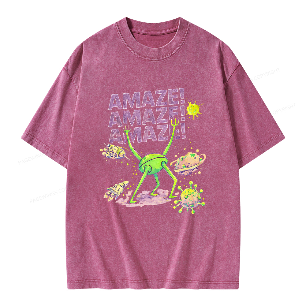 Pagewings Amaze Unisex Washed T-shirt