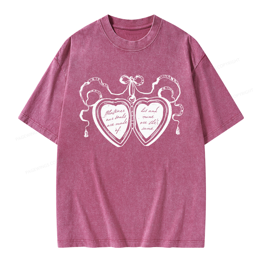 Pagewings Whatever Our Souls Are Made Of Unisex Washed T-shirt
