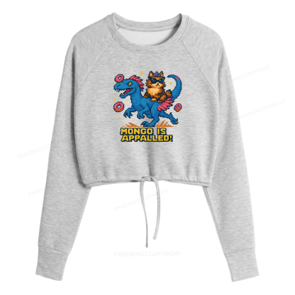 Pagewings Mongo Is Appalled Cropped Sweatshirt 
