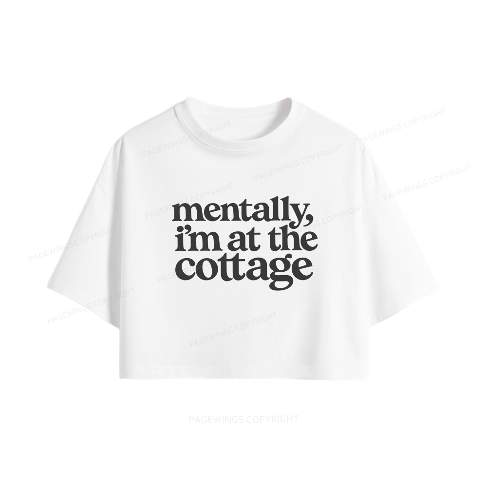 Pagewings At The Cottage Women Crop Tops