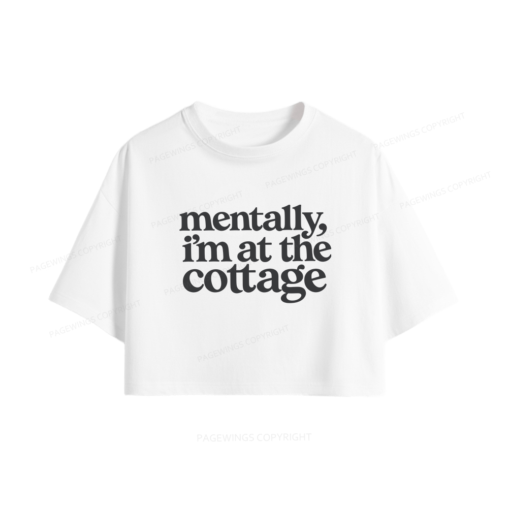 Pagewings At The Cottage Women Crop Tops