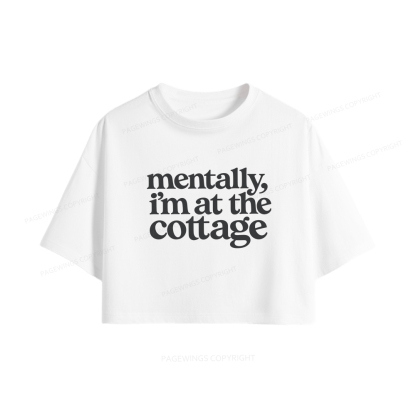 Pagewings At The Cottage Women Crop Tops