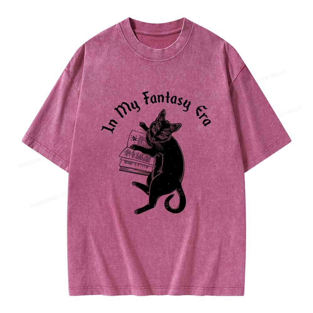 Pagewings In My Fantasy Era Unisex Washed T-shirt
