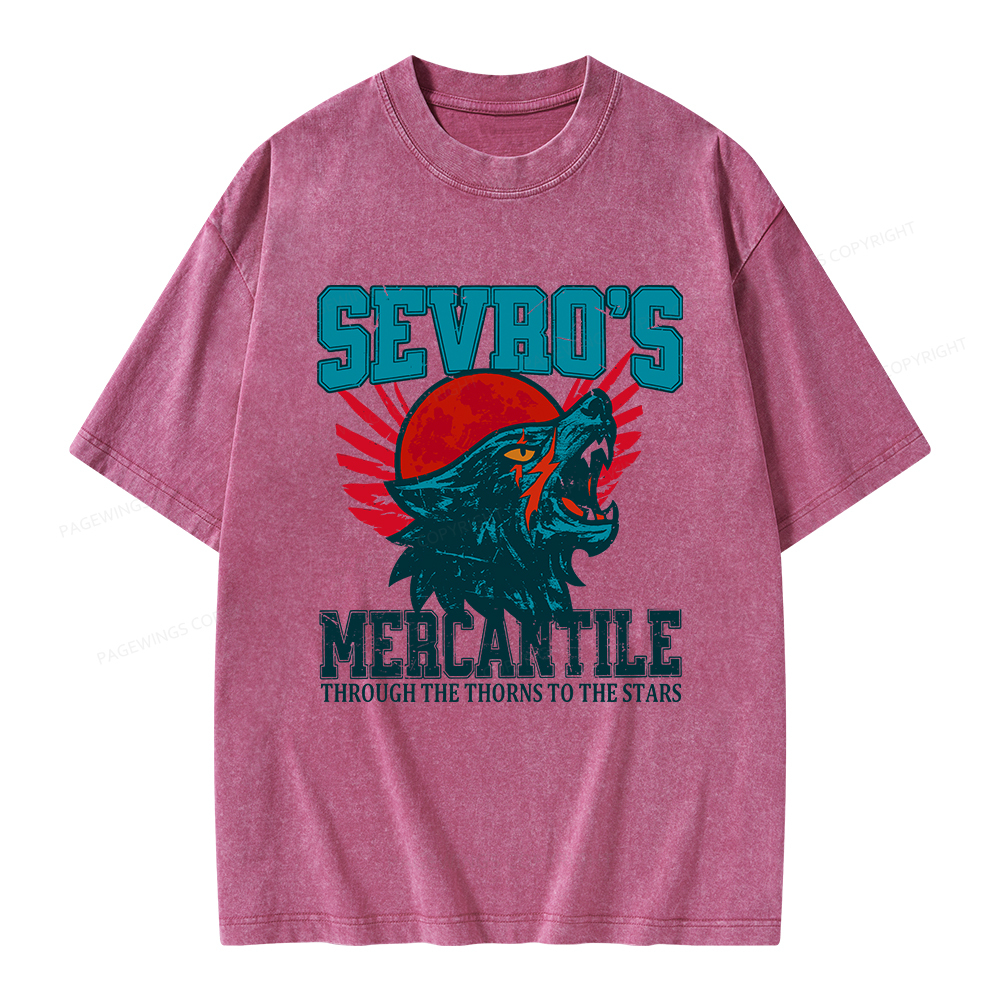 Pagewings Through The Thorns To The Stars Unisex Washed T-shirt