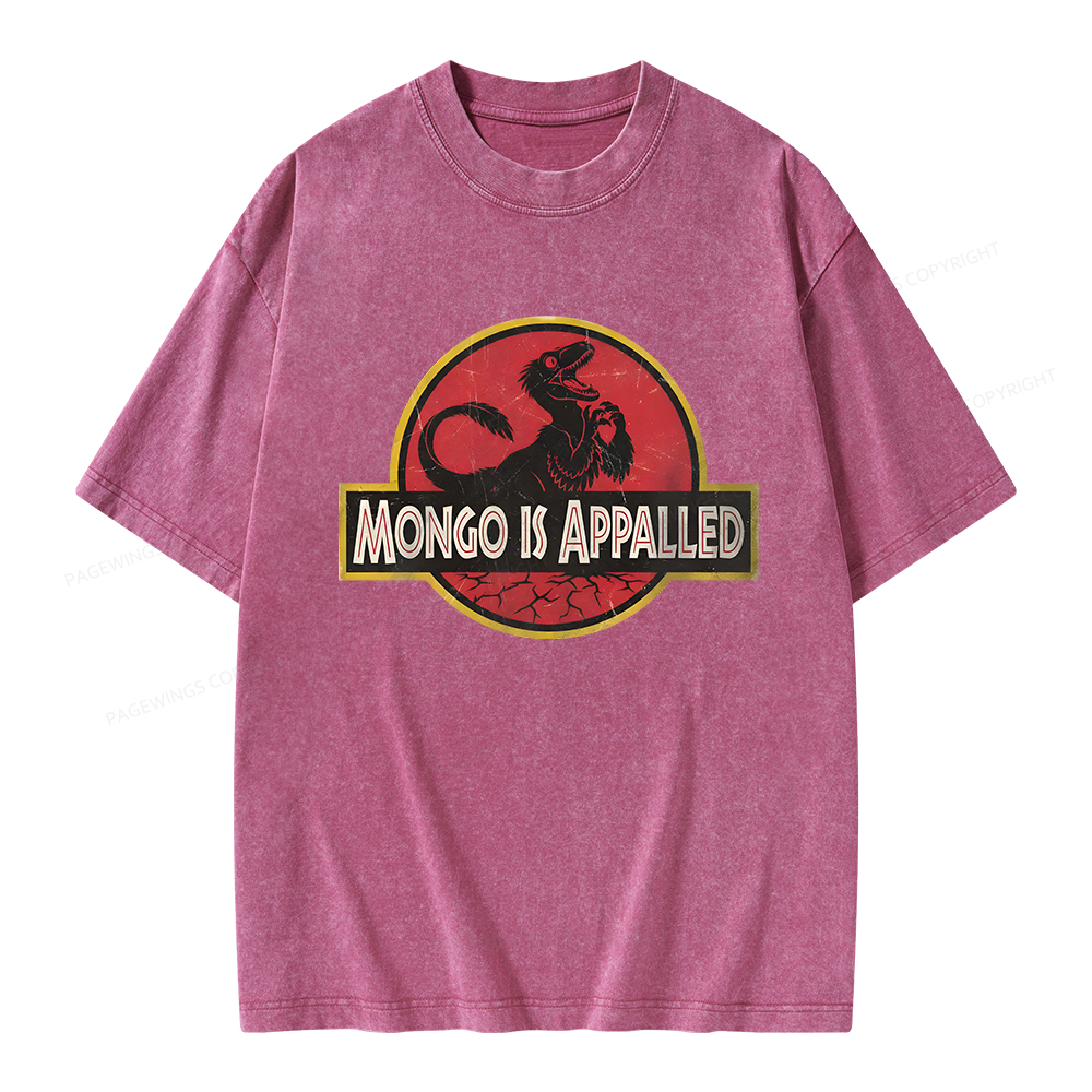 Pagewings Mongo Is Appalled Unisex Washed T-shirt