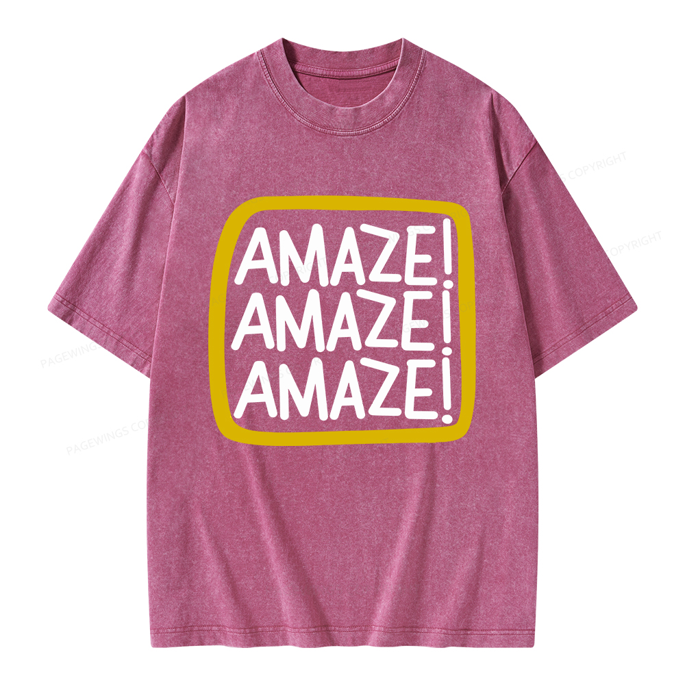 Pagewings Amaze Unisex Washed T-shirt