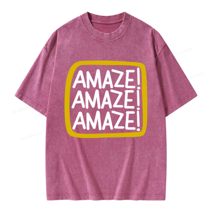 Pagewings Amaze Unisex Washed T-shirt