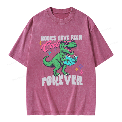 Pagewings Books Have Been Cool Forever Unisex Washed T-shirt