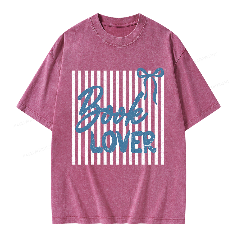 Pagewings Book Lover Unisex Washed T-shirt