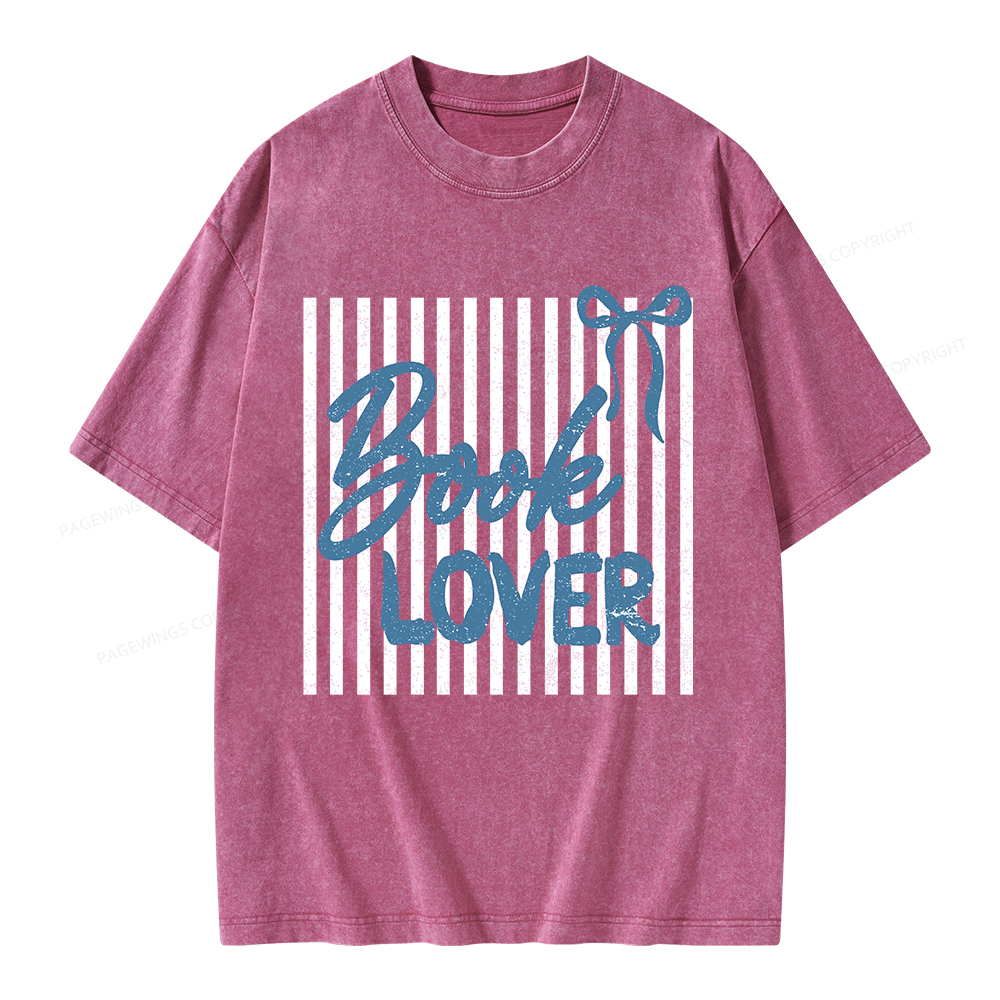 Pagewings Book Lover Unisex Washed T-shirt