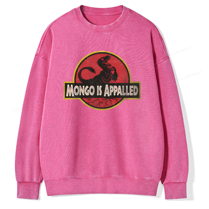 Pagewings Mongo Is Appalled Unisex Washed Sweatshirt
