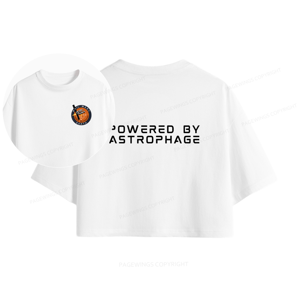 Pagewings Powered By Astrophage Women Crop Tops