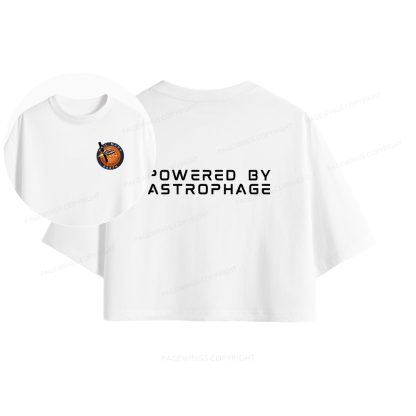 Pagewings Powered By Astrophage Women Crop Tops