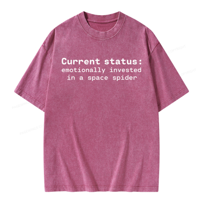 Pagewings Current Status Unisex Washed T-shirt