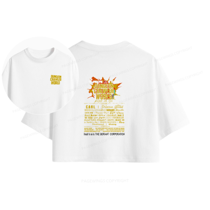 Pagewings Fuel Your Imagination With Sci-Fi World Tour Women Crop Tops