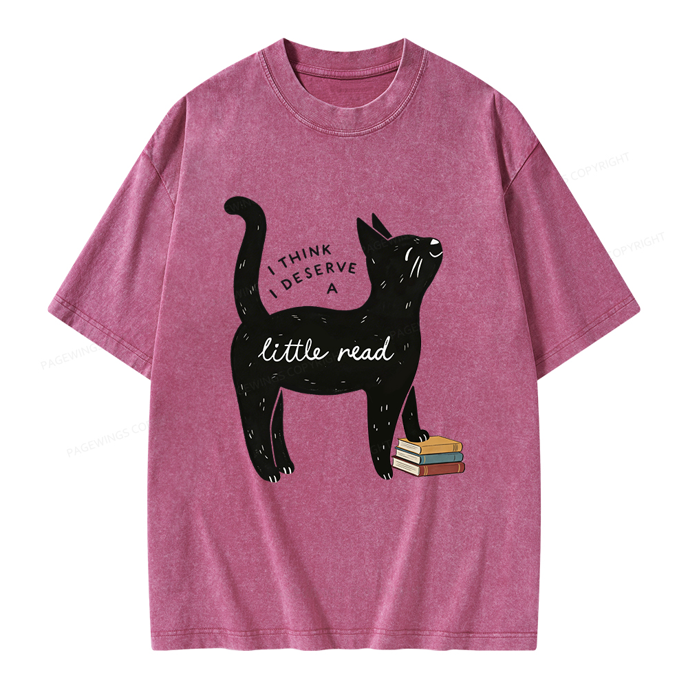Pagewings Little Read Unisex Washed T-shirt