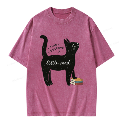 Pagewings Little Read Unisex Washed T-shirt